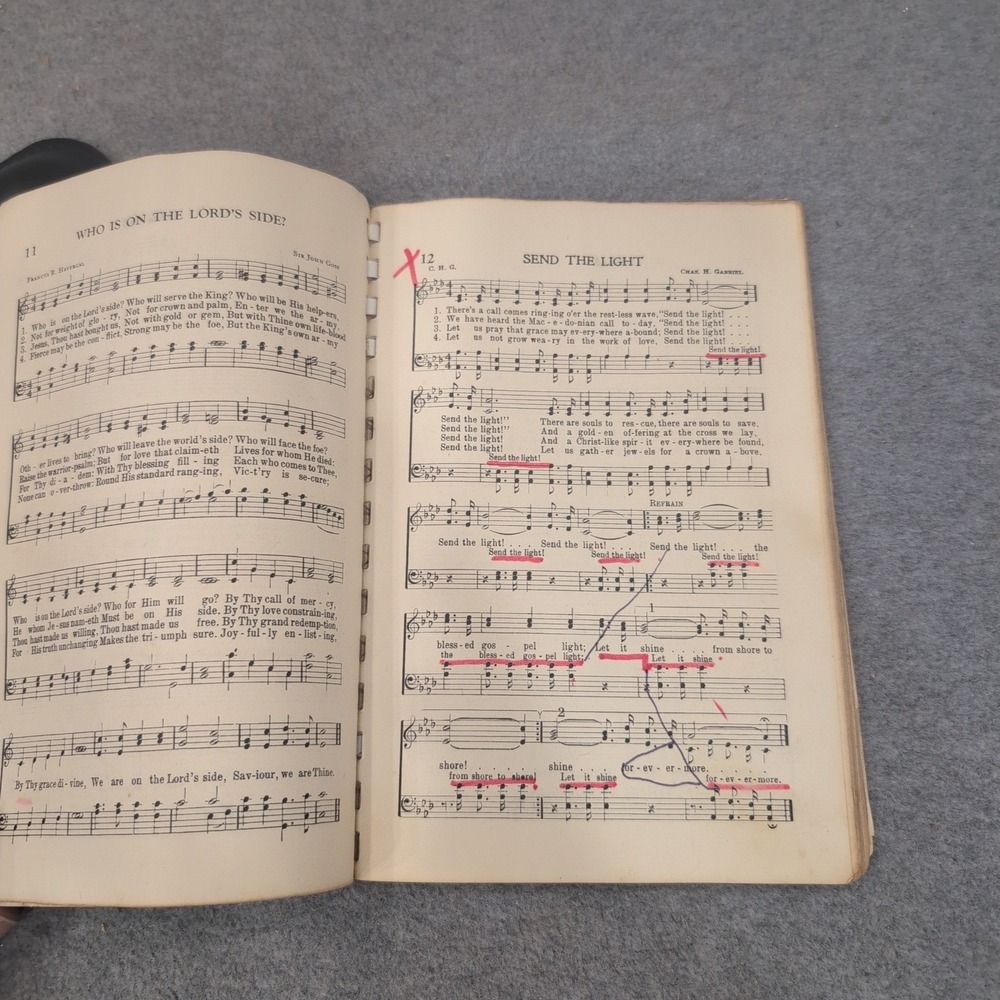 Vintage 1950 Clayton's Collection of Choir Melodies No. 1 Gospel Songbook Norman - Picture 3 of 4